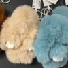 Fur Faux Pom Pom Keychains - Image 2